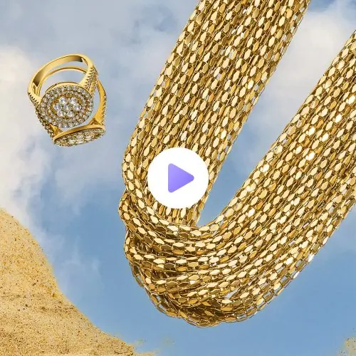 שירות צילום תכשיטים בוידאו הכולל צילום 360 וצילום תדמיתי להבלטת פרטים ועיצוב ייחודי